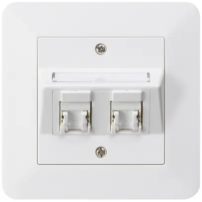 UP-Montage-Set kallysto.trend C Kat.5e 2RJ45/u weiss 