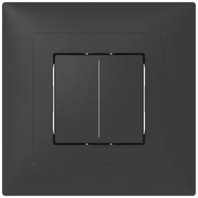 Sensore pulsante INC ABB Sidus KNX Basic tipo-B, 1/2, antracite 