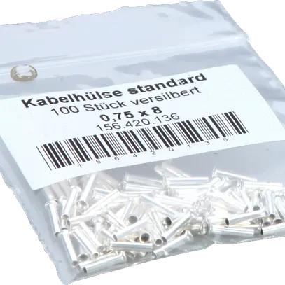Aderendhülse Standard 0,75mm²/8mm Me-Ag 