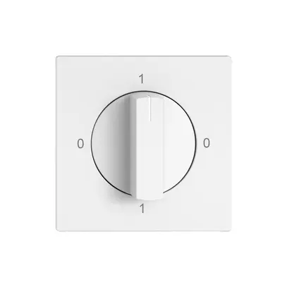 Interrupteur rotatif EDIZIO.liv SNAPFIX® manette interrupteur 0/4L bc 