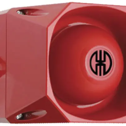 Sirena polifonica WERMA WM, 32 toni, 105dB, 9...60VDC, rosso 