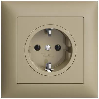 Presa SCHUKO INC EDIZIOdue FMI, 16A, 250VAC, L+N+PE sand 
