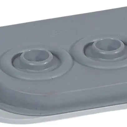 Raccordo 2 uscite 16mm PLEXO grigio 