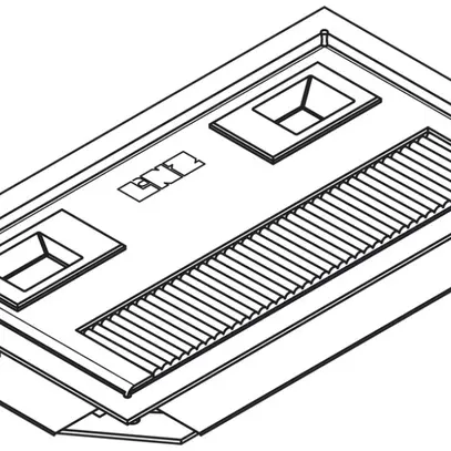 Passaggio per cavo Lanz 96×178mm 