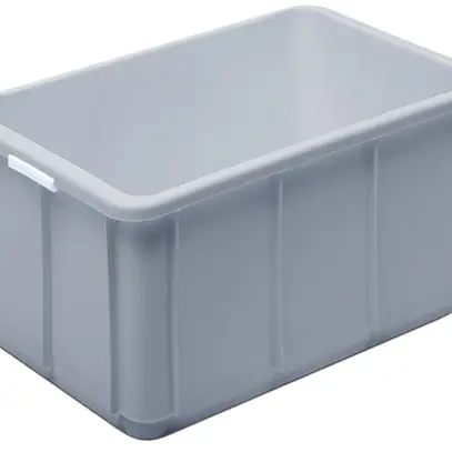 Contenitore impilabile Georg Utz STANDARD 600×400×339mm, 60L, grigio 