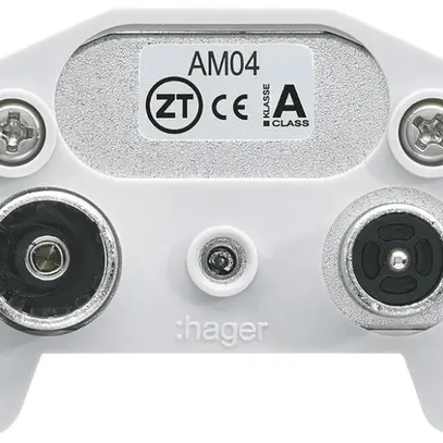 Inserto per presa antenna R/TV/dati Hager montaggio E 2GHz 11db 
