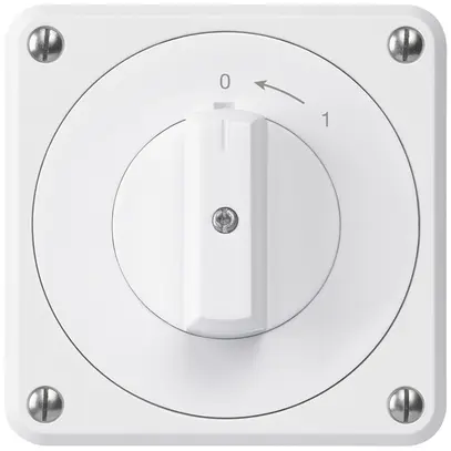Contatto rotativo INC robusto IP55 bianco 2P per combinazione 