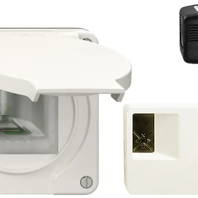 Lecteur d'empreintes digitales NUP NEVO overto Home 1 SET AP, blanc 