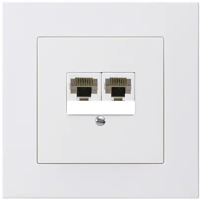 Scatola INC kallysto.pro 2×RJ45u separato bianco 