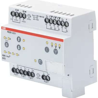 Controllore ventilconvettore AMD ABB FCC/S 1.2.2.1 KNX, 2/4 tubi, comandabile 