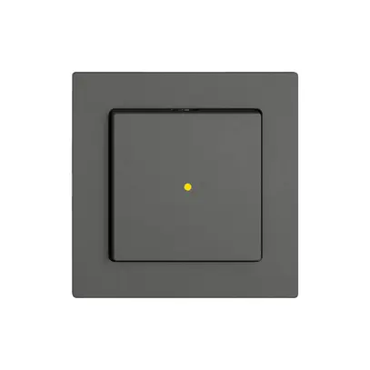 Leuchtdruckschalter EDIZIO.liv SNAPFIX® 6/1L Frontlinse KS gelb dgu 