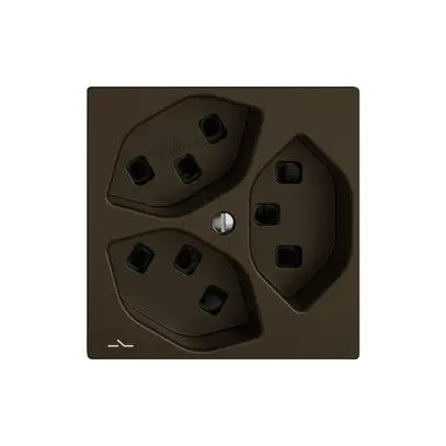 Presa EDIZIO.liv SNAPFIX® 3×T23 1×S ma 