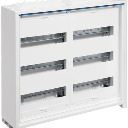 Distributore AP Hager univers 3-file 72UM IP30 550×500×160mm 