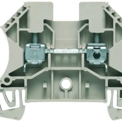 Morsetto di passaggio Weidmüller WDU connessione a vite 4mm² TS35 beige 