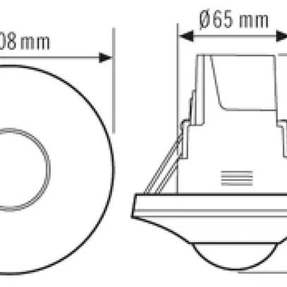UP-Präsenzmelder ESYLUX PD-C 360bt/32 APC20 PS plus DALI-2 weiss 