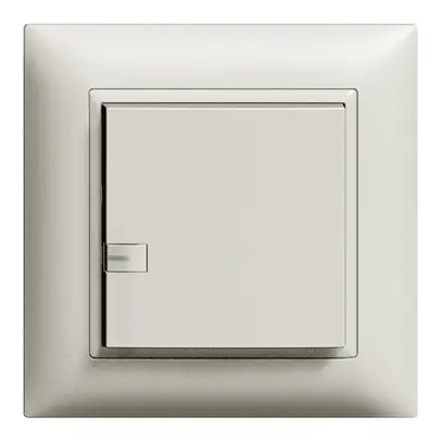 UP-Taster ZEP Imp/Min.1K/1T mit LED N-st. EDIZIOdue hellgrau 