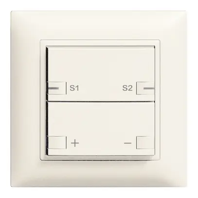 Poussoir ENC ZEP variateur univ.-scène1c/2t EDIZIOdue blanc 