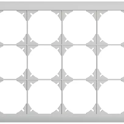 UP-Kopfzeile EDIZIOdue SNAPFIX® 3×4 horizontal 268×208mm hellgrau 