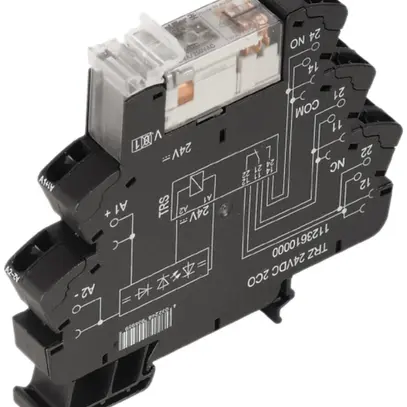 Interface relais TERMSERIES TRZ 24VDC LED vert 2C 250VAC 8A connexion à ressort 