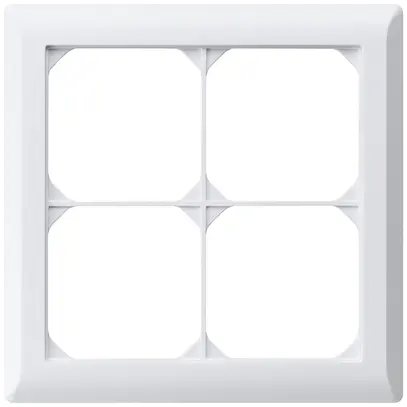 Telaio di copertura INC kallysto.line 2×2 bianco 152×152mm 