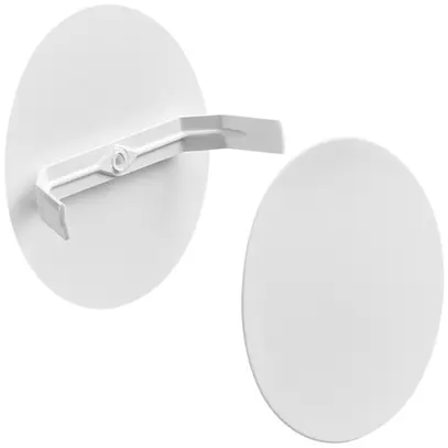 Rosone da soffitto HSB Weibel Ø85×1mm materiale sintetico bianco TFI a 850°C 