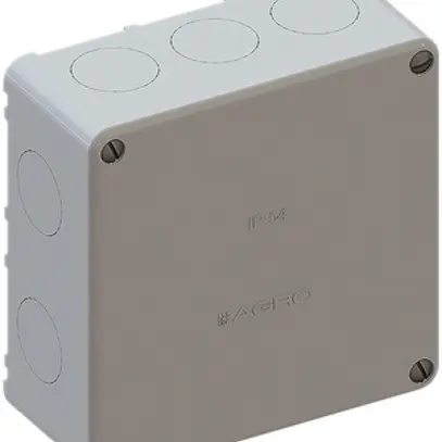 Boîte de dérivation 142×142×71mm, pour entrées de câble, sans bornes, IP54 