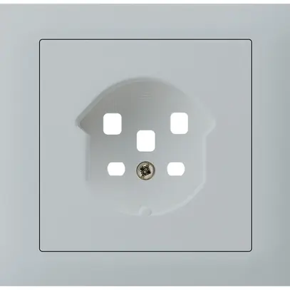 Kit frontale INS Hager kallysto per presa G3 1×T25 telaio innesto grigio chiaro 