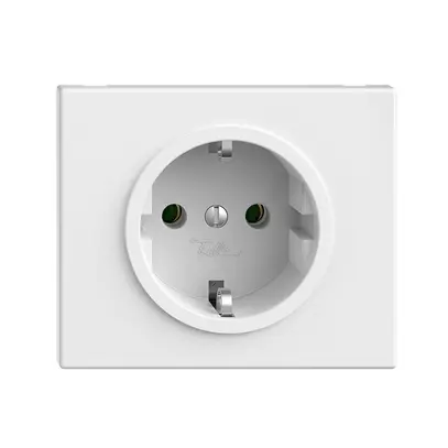Presa SCHUKO INS FH FLF6/5, 16A, 250VAC, L+N+PE bianco 