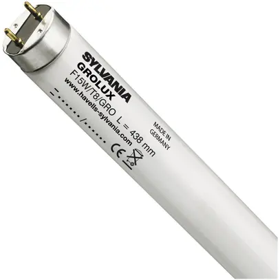 Lampada fluorescente F T8 G13 15W GroLux 