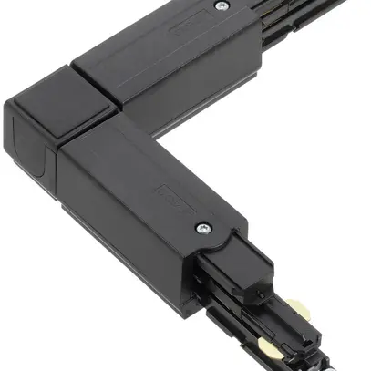 Raccord en L PULSE GLOBAL TRAC, interne, noir 