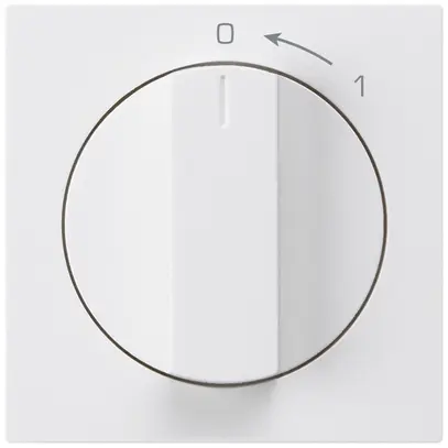 Contatto rotativo 0<1/1L bianco kallysto con manopola 