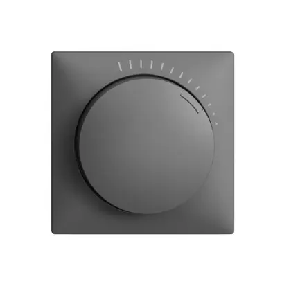 Régulateur de vitesse EDUE 230VAC, 1 phase, 20…400VA, 60×60mm, gris foncé 