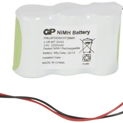 Accu NiMH 2×3.6V/2.2Ah per lampada di emergenza LEG U34LED (1h 450lm/3h 200lm) 