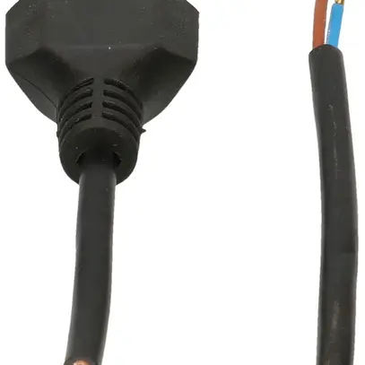 Câble de raccordement MAX HAURI PVC 10A 230V 2×1mm² T11 embout de câble 5m noir 