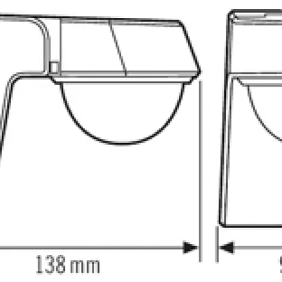 Détecteur de mouvement AP ESYLUX DEFENSOR MD 230° 40 IR 1C IP55 AN 