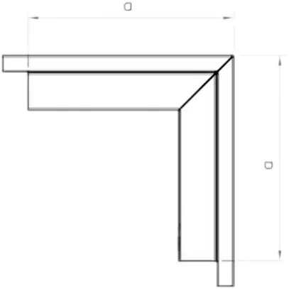 Angolo esterno Bettermann LKM 60×200 mm bcp zingué/plastifié 