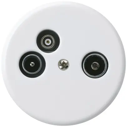 Prise d'antenne TV-R-Données basico A 2GHz 14db blanc 
