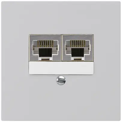 Scatola INC kallysto 2×RJ45s separato grigio chiaro 