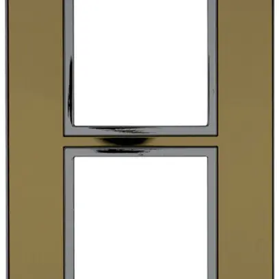 Abdeckrahmen ATO 1×4 Modul, gold reflective 