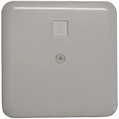 Couvercle à vis Woodtli 115×115mm blanc 