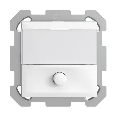 Poussoir ENC avec porte-étiquette EDIZIOdue blanc 