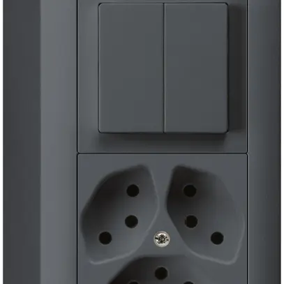 Combinazione AP I-I 1/1L+3×T13 antracite kallysto 