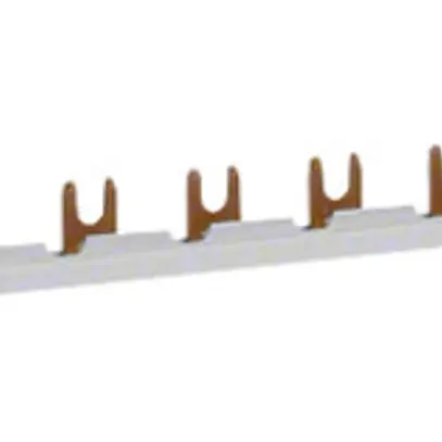 Phasenschiene Hager 1P 1L Gabel 16mm² 80A 1000×55.5mm weiss 