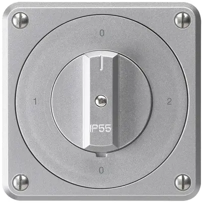 Interruttore rotativo INC robusto IP55 schema 2/1P alluminio 