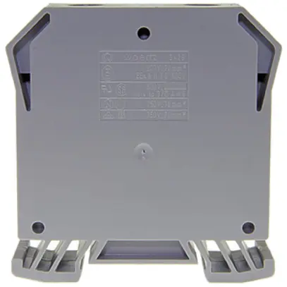 Morsetto di passaggio componibile WZ 35…70mm² 192A 1000V vite 2×1 DIN 35mm gr 