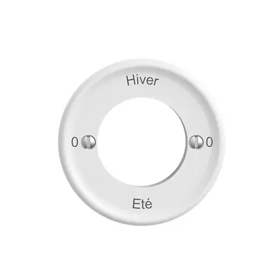 Kit front. 0-Hiver-0-Eté STANDARDdue bianco, per interr.rot 