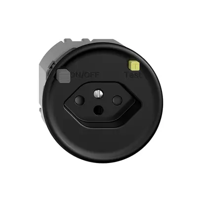 Presa INC STANDARDdue T13 FI 30mA nero 