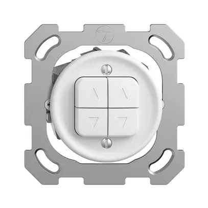 Poussoir pour stores ENC STANDARDdue QM blanc 2 canaux 