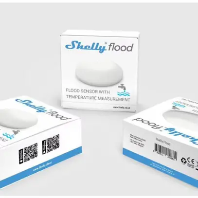 Shelly Flood WiFi-Flood Capteur eau, capteur temp. WLAN 