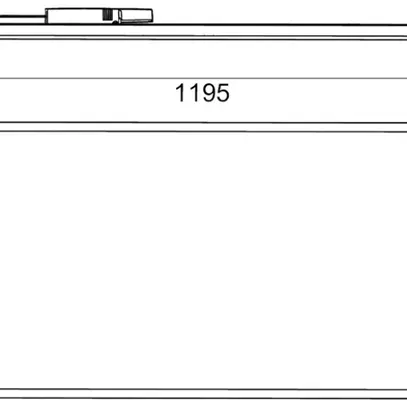 Luminaire panneau LED Sylvania Quantum 38W 6000lm 3000K IP54 1195×595 blanc 